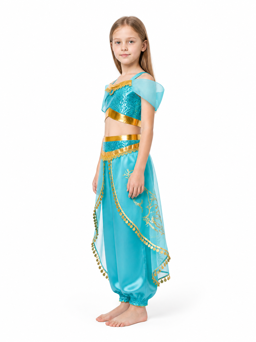 Children’s Sequin and Fringe Costume side view