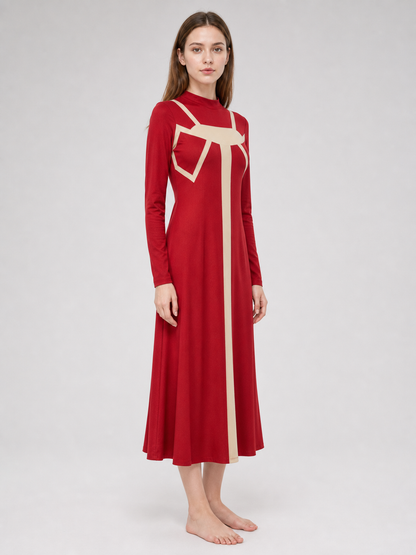 Madame Web Cosplay Costume: Red Dress