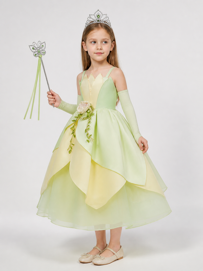 Green and Yellow Princess Halloween Costume