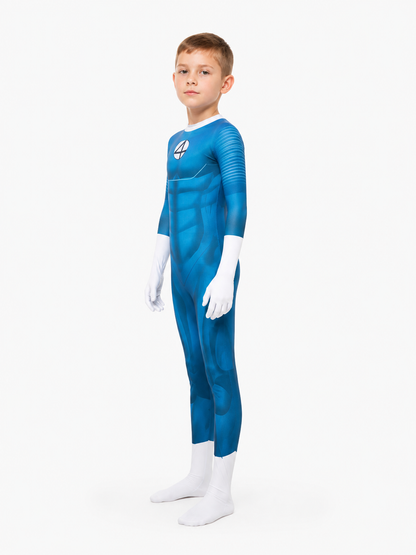 Fantastic Four Jumpsuit with Muscles and Number 4 side view