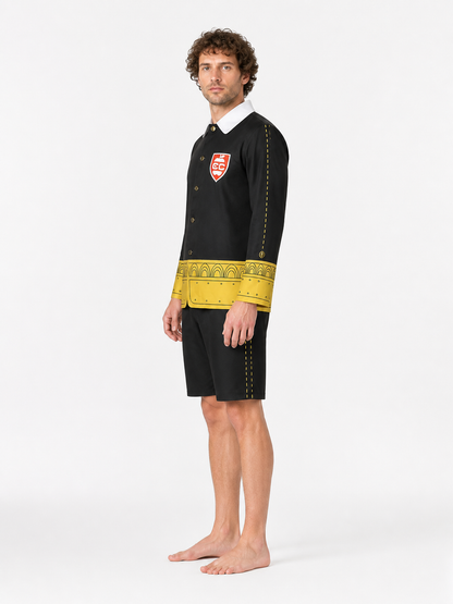 Anime Cosplay Costume: Top and Shorts side view