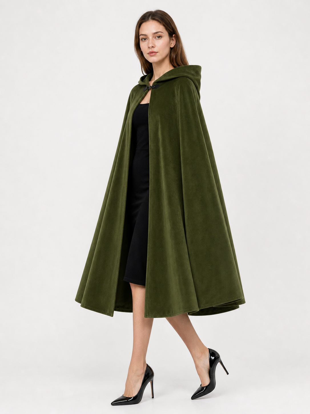 Green Hooded Carnival Cloak, Theatrical