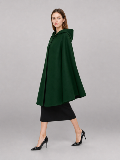 Green Carnival Cloak with Hood