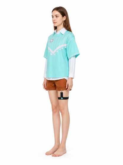 Venti Cosplay Costume, Layered Set side view