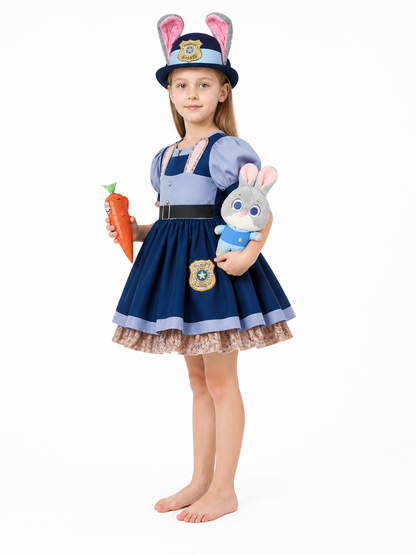 Judy Hopps Costume with Accessories side view