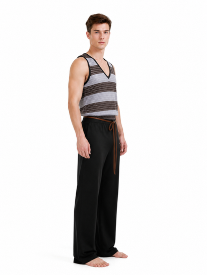 Cosplay Costume: Shirt, Pants, and Belt side view