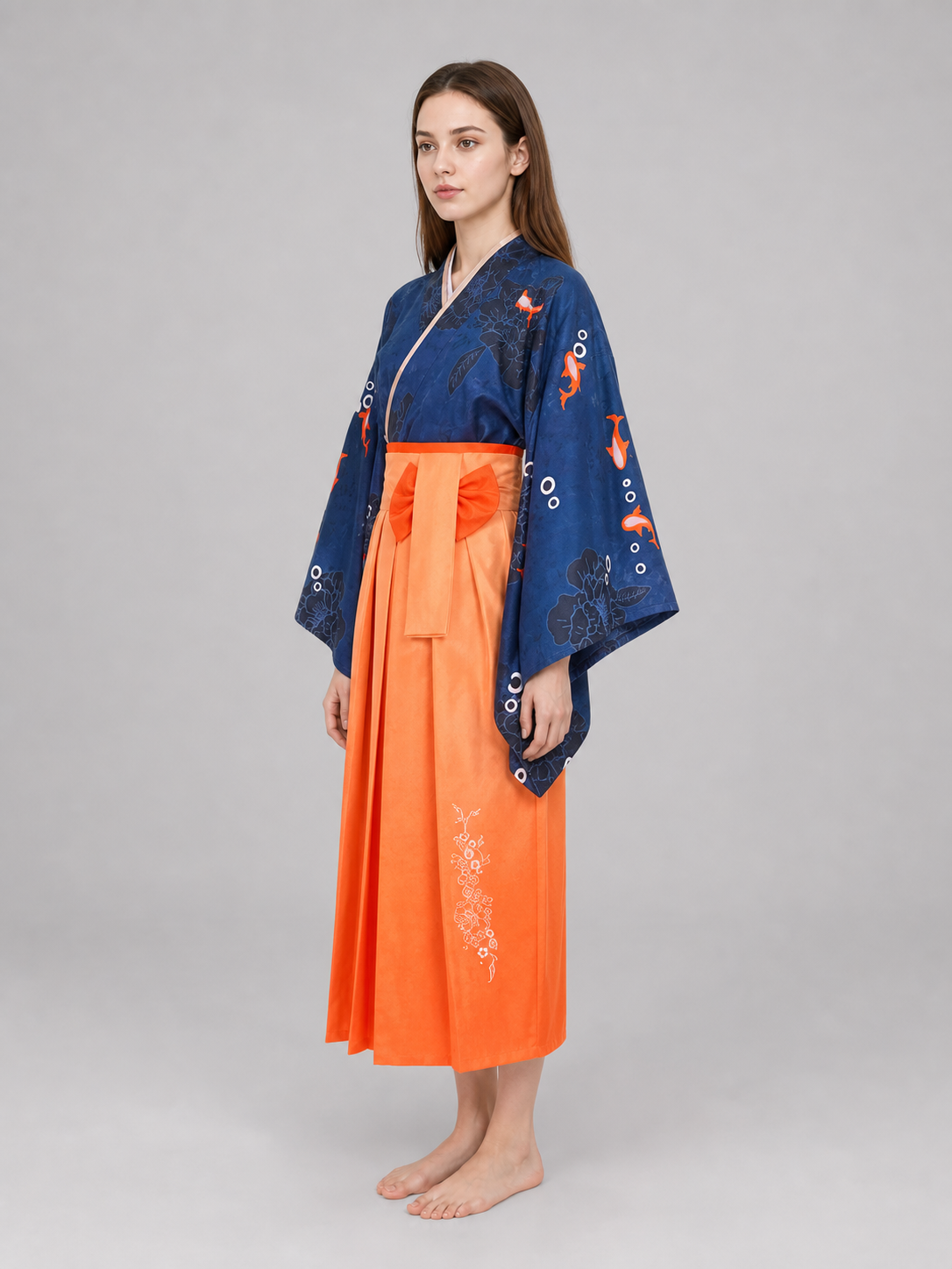 Amelia Watson Kimono-Style Cosplay Dress