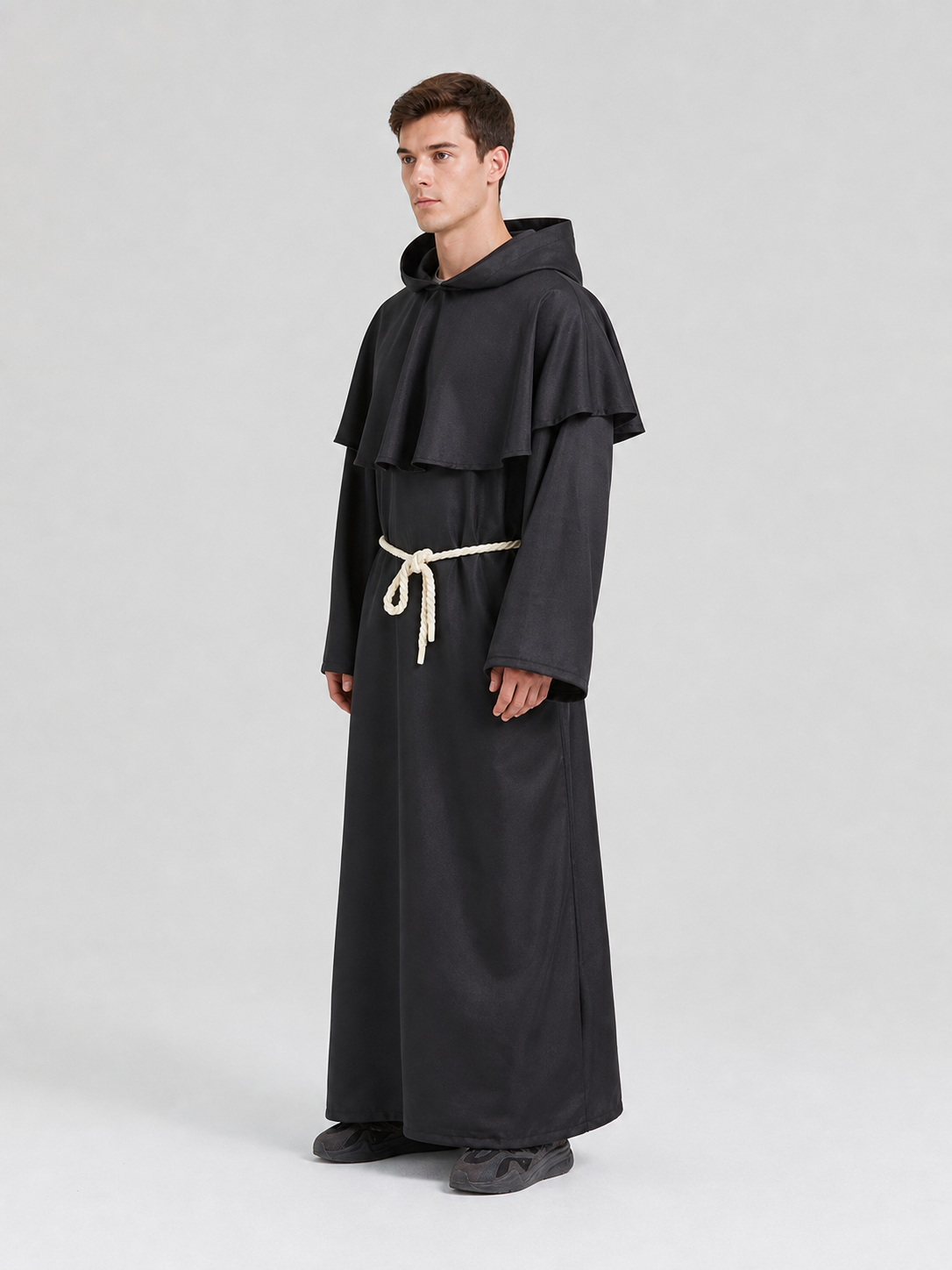 Medieval Hooded Monk Costume