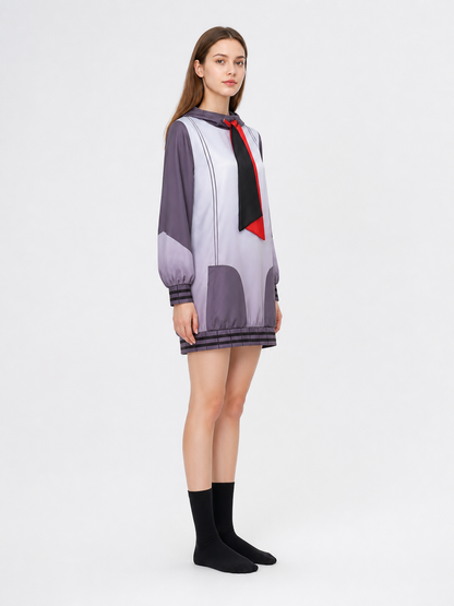Cosplay Jumpsuit with Socks, Long Sleeves side view