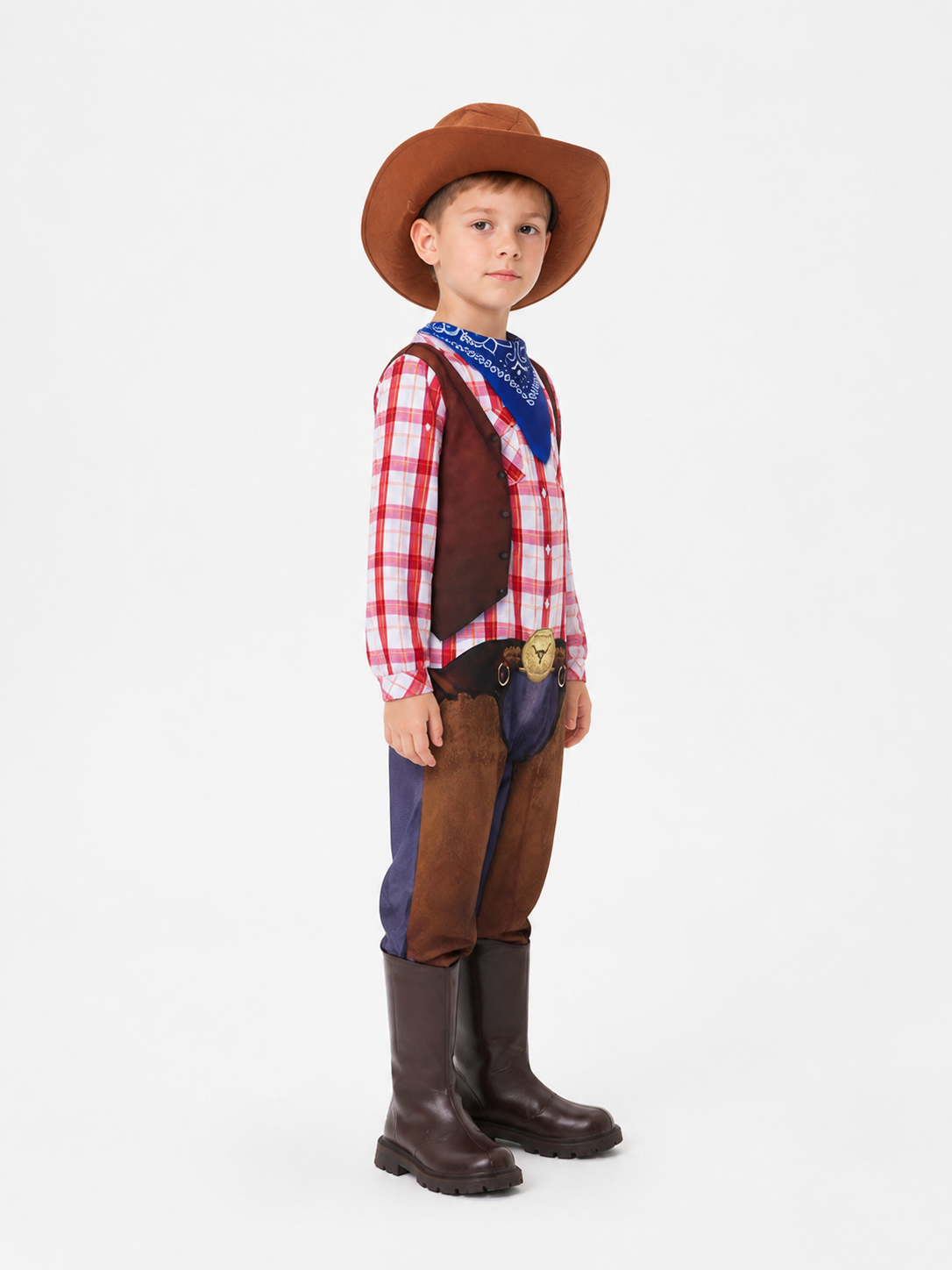 Children’s Sheriff Costume with Vest and Hat for Halloween