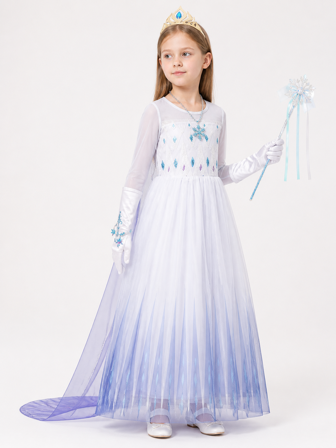 Snow Princess Carnival Costume for Cosplay