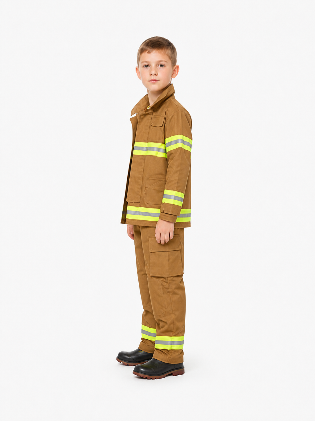 Children’s Firefighter Costume with Reflective Stripes