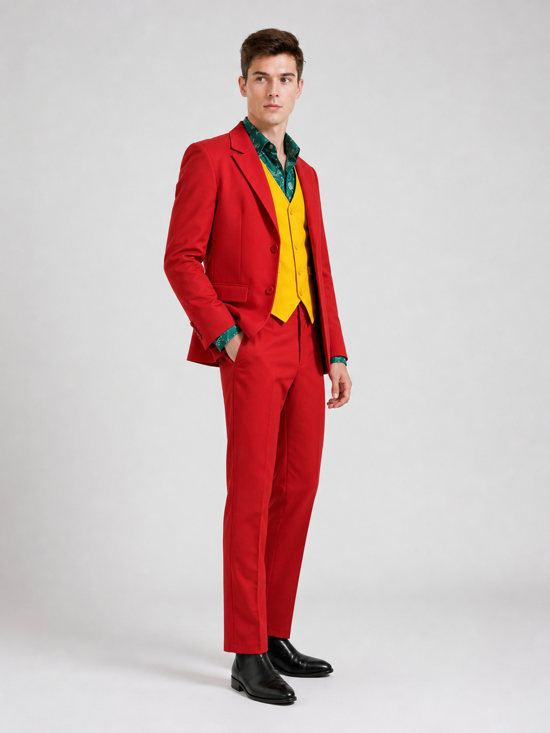 Clown Costume: Jacket, Vest, and Pants