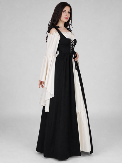Gothic Costume in Medieval Style, Black