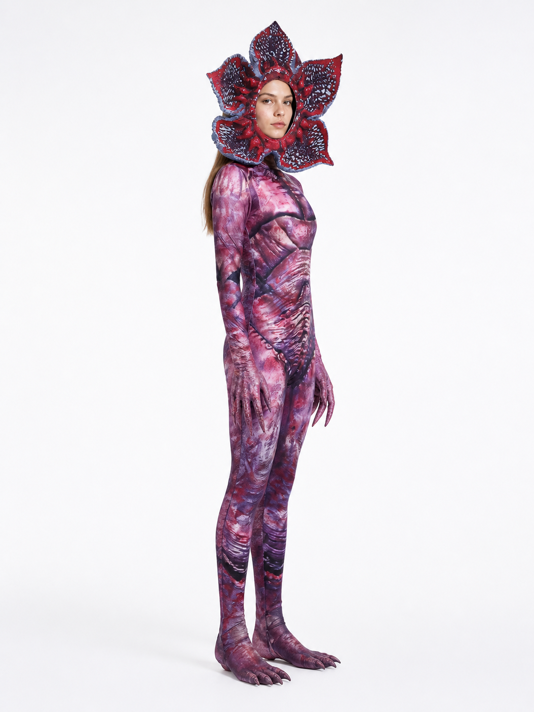 Carnival Man-Eating Flower Costume with Mask side view