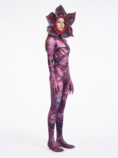 Carnival Man-Eating Flower Costume with Mask side view