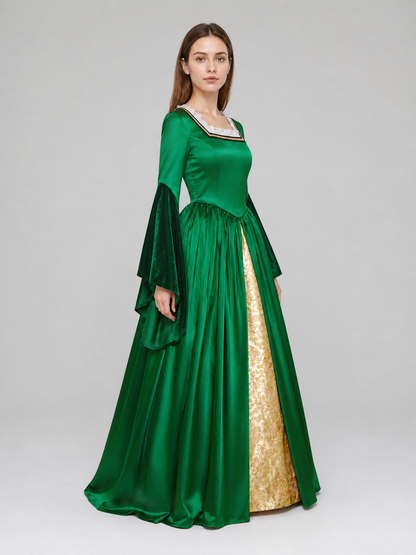 Full-Skirted Tudor-Style Cosplay Dress