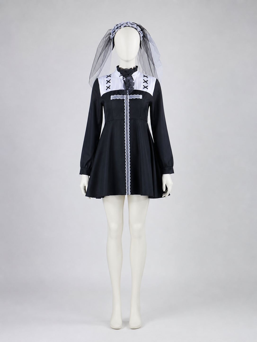 Gothic Stage Costume for Masquerades and Performances