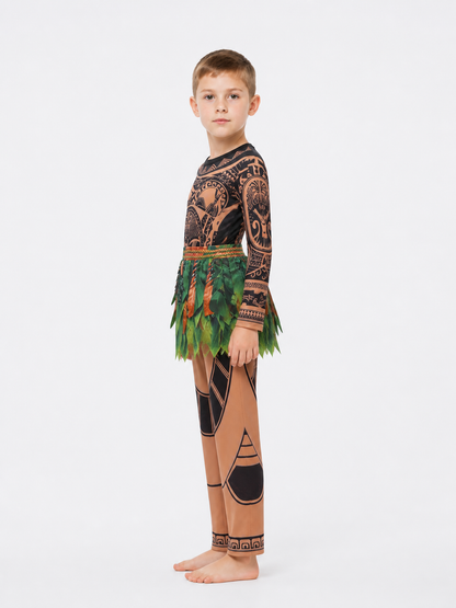 Maui Costume from Moana 2 for Parties side view