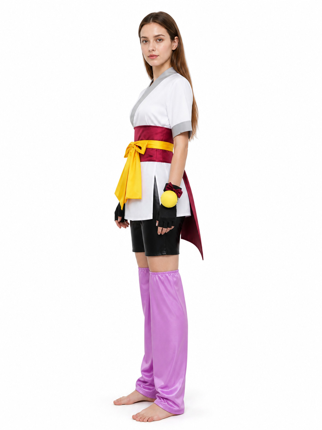 Kurapika Cosplay Costume, 7-Piece Set side view