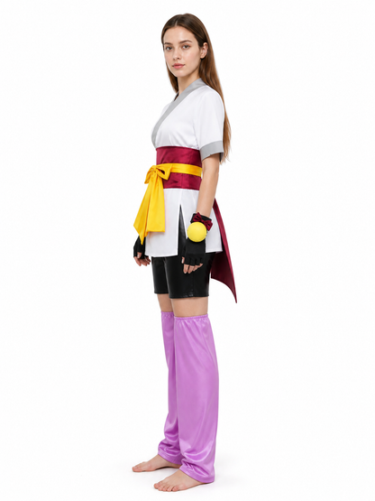 Kurapika Cosplay Costume, 7-Piece Set side view