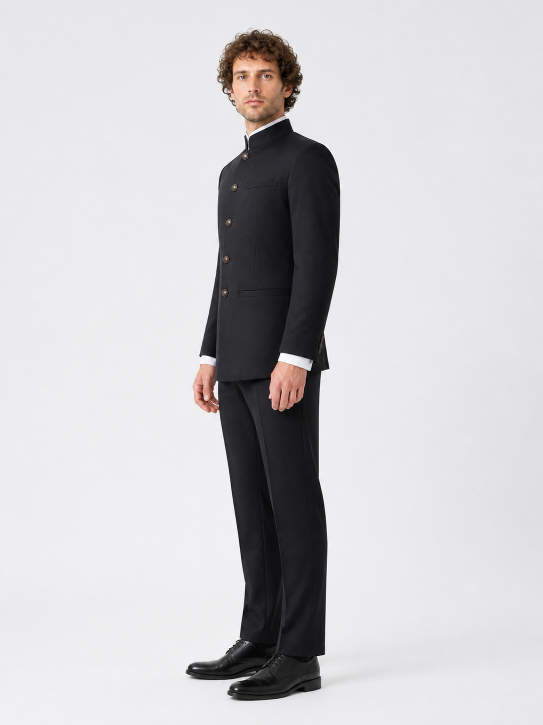 Mob Psycho 100 Cosplay Costume: Jacket, Pants, and Shirt side view