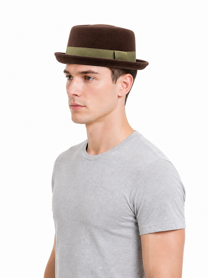Wide-Brimmed Carnival Fedora Hat