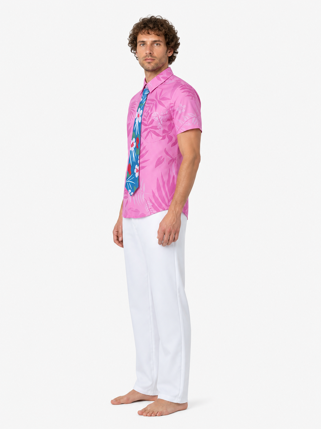 Children's Stage Costume: Shirt, Pants, and Tie side view