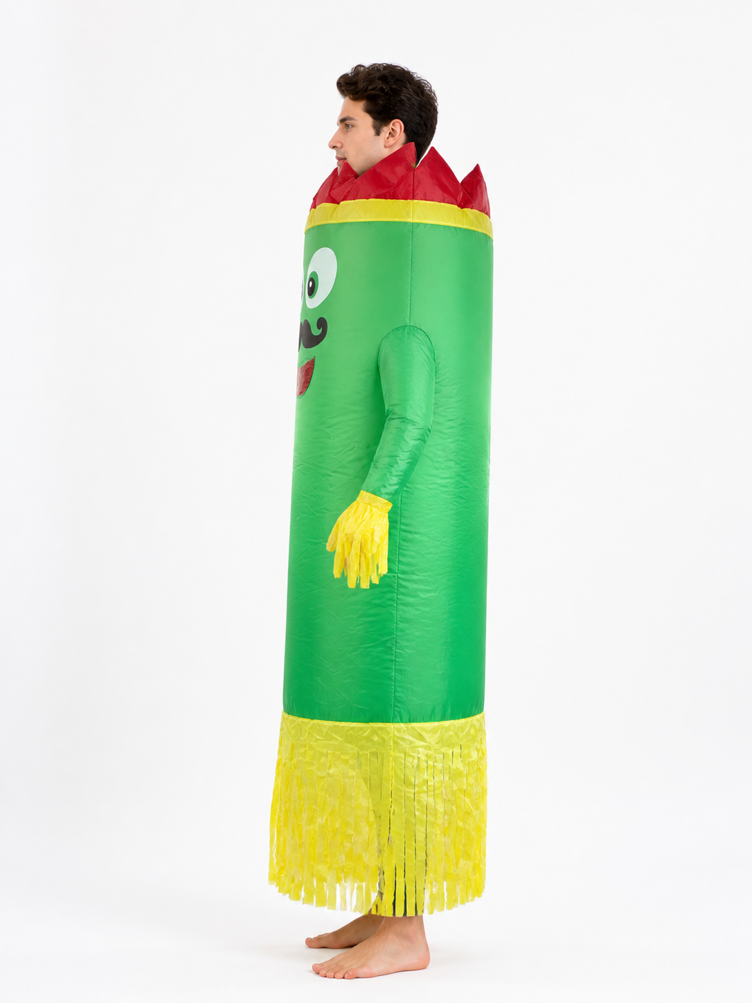 Inflatable Fun Dinosaur Costume for Halloween side view