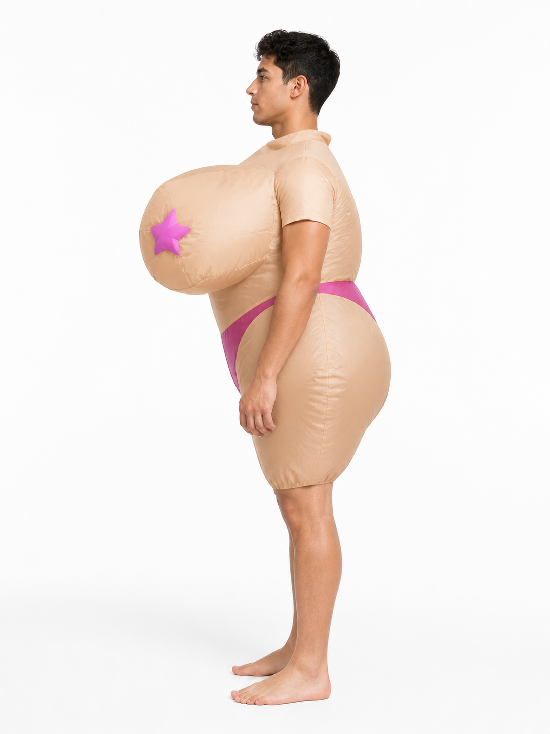 Inflatable Jumpsuit Costume with an Exaggerated Shape