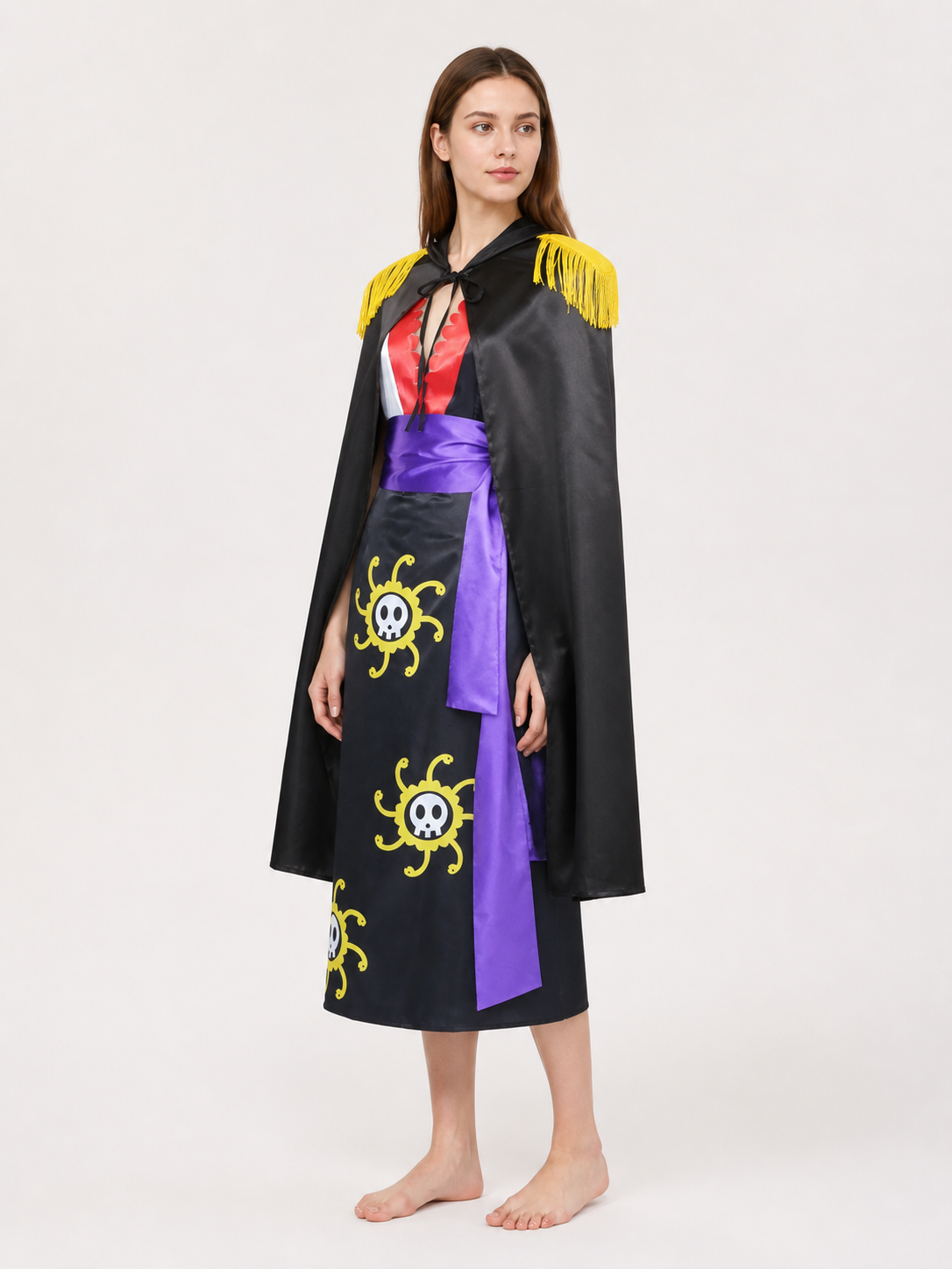 Pirate Costume with Cape and Hood