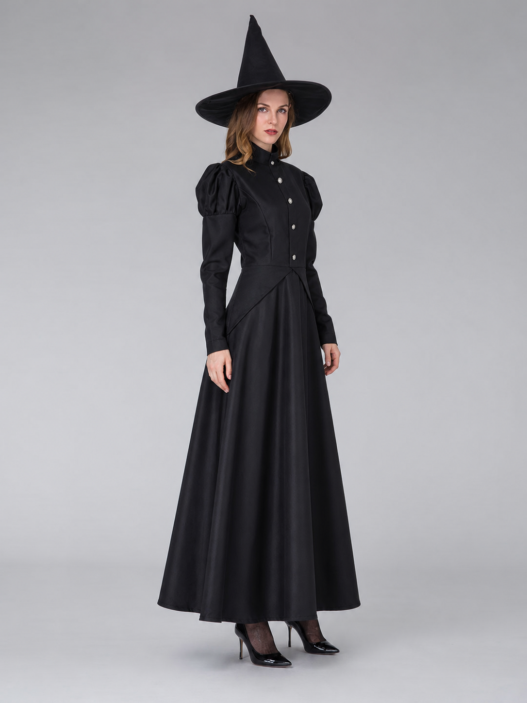 Costume Set with Dress, Hat, and Underskirt
