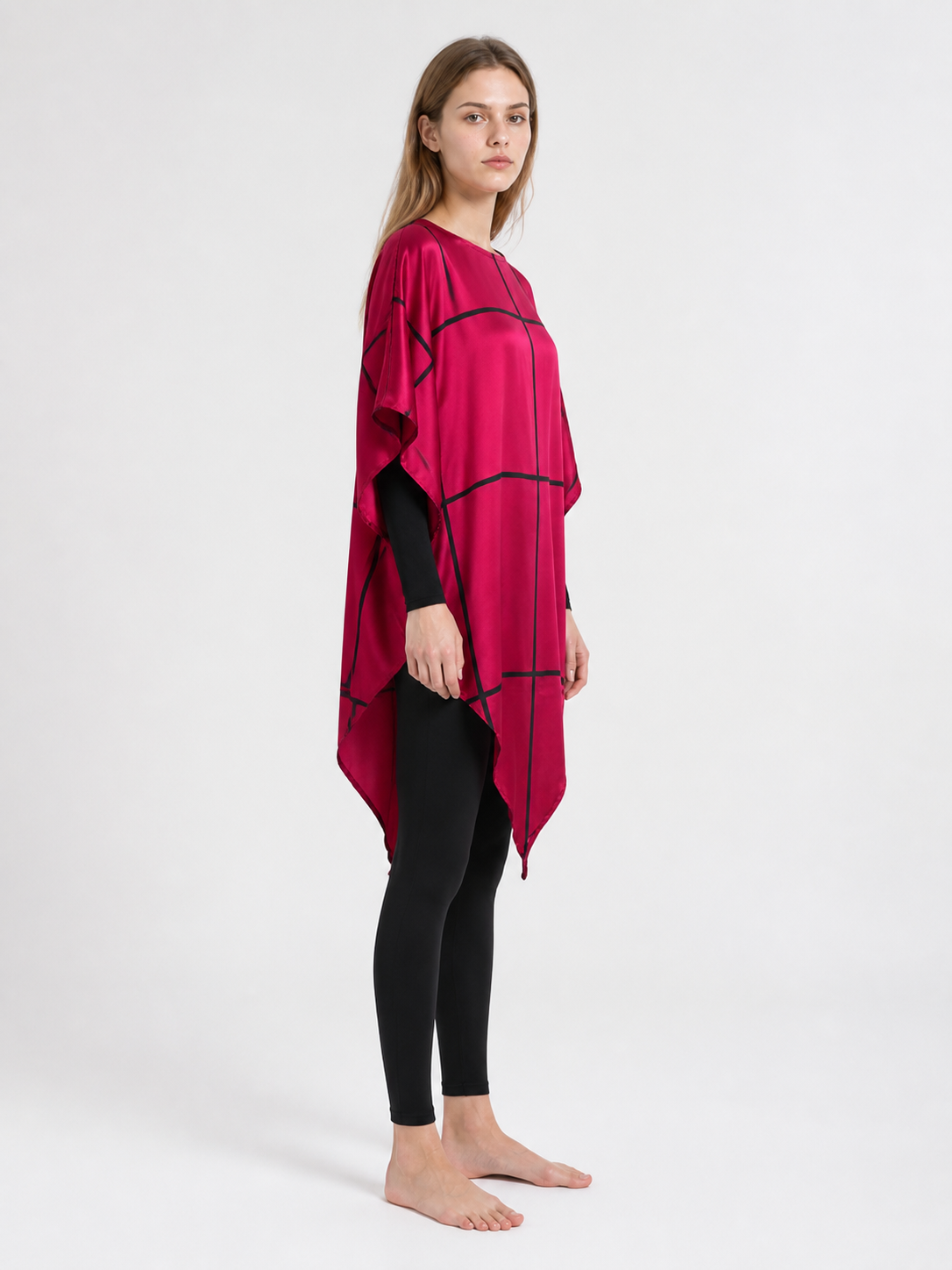 Beetlejuice Cosplay Costume with Cape and Pants side view