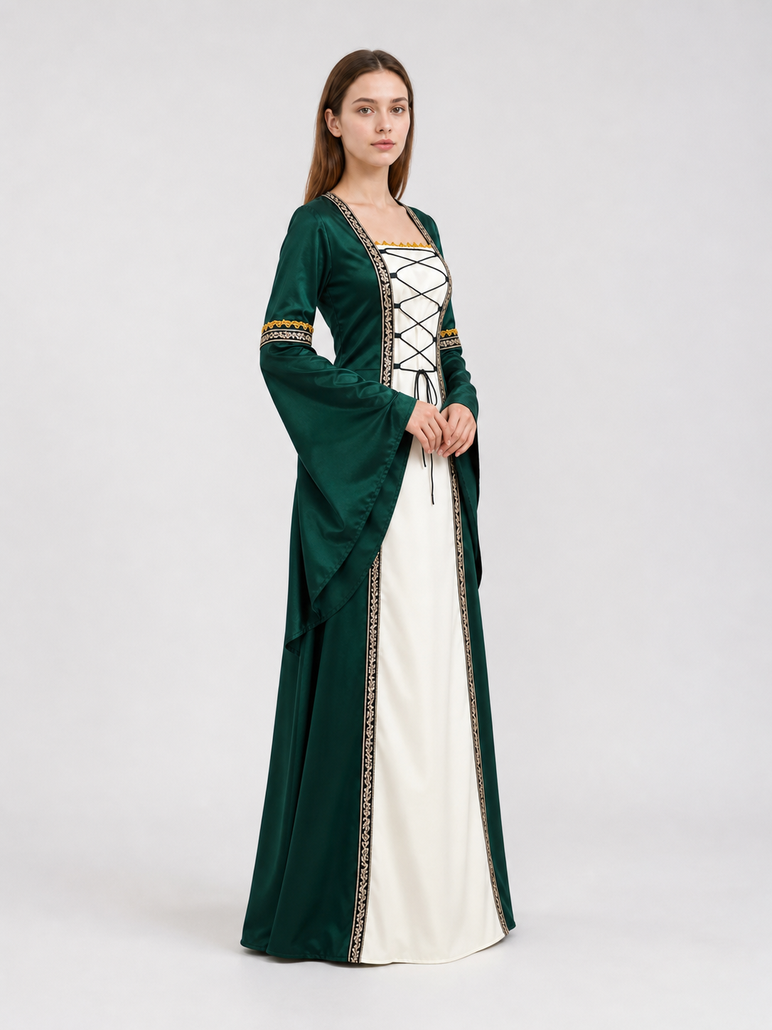 Medieval Renaissance-Style Costume Dress