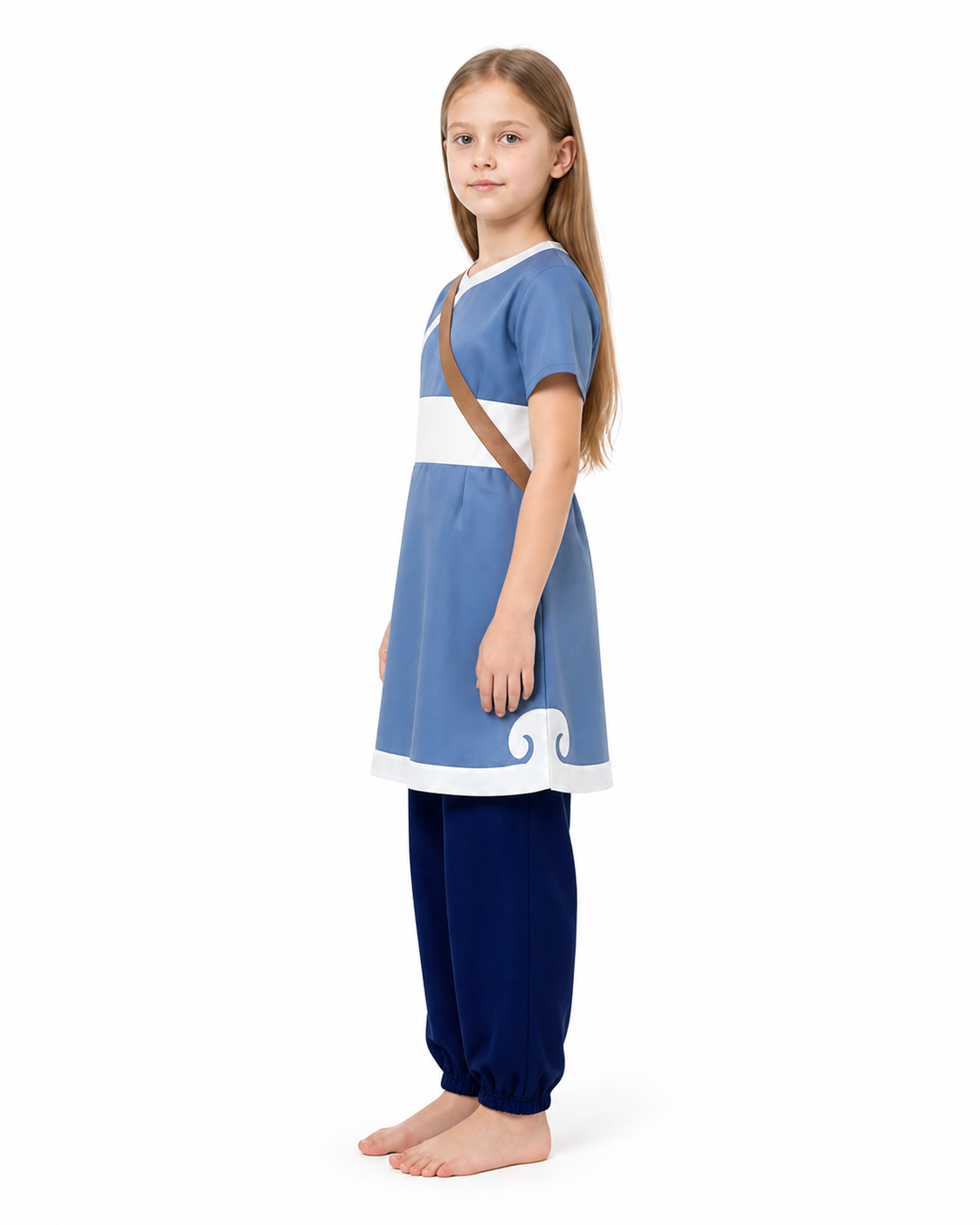 Avatar Cosplay Costume: Blue Top and Pants