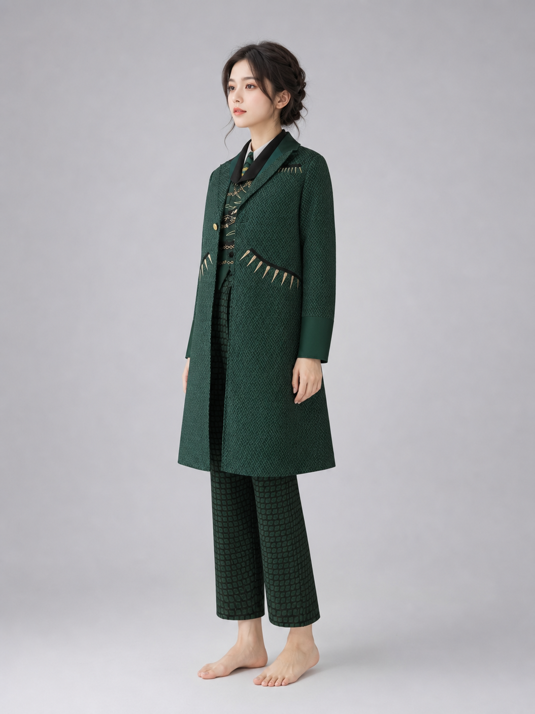 The Wizard of Oz Cosplay Costume, Green Set