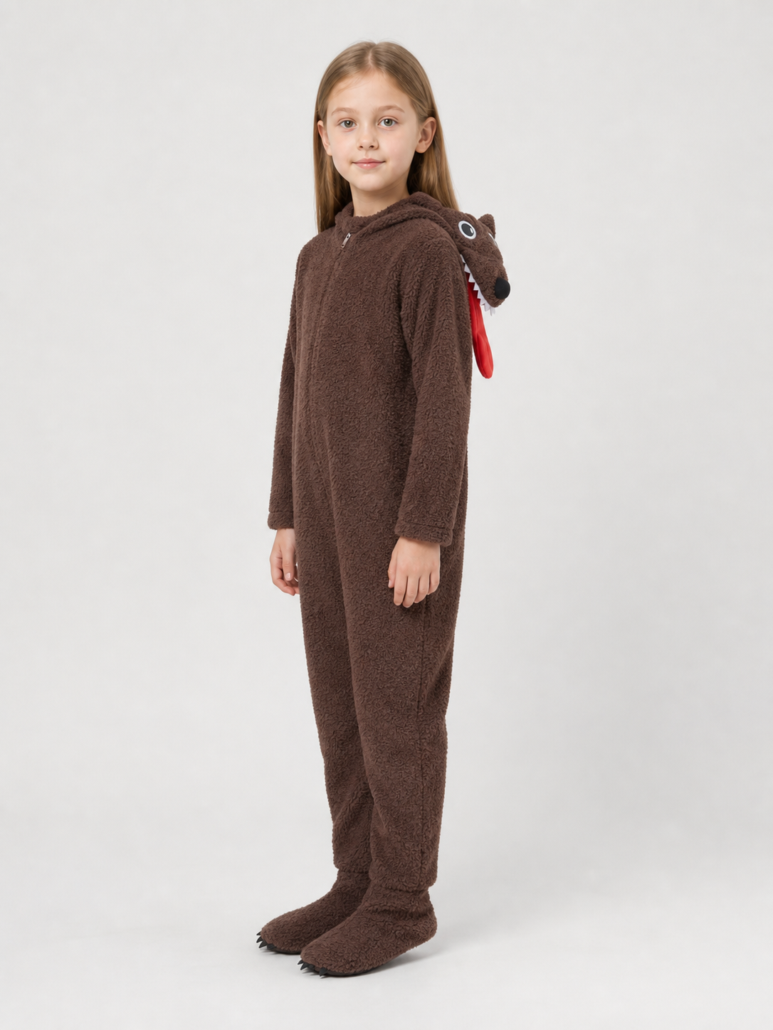 Wolf Costume, Jumpsuit with Headpiece