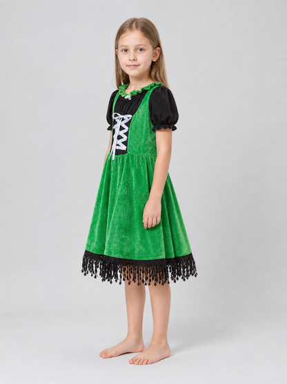 Leprechaun costume with green hat