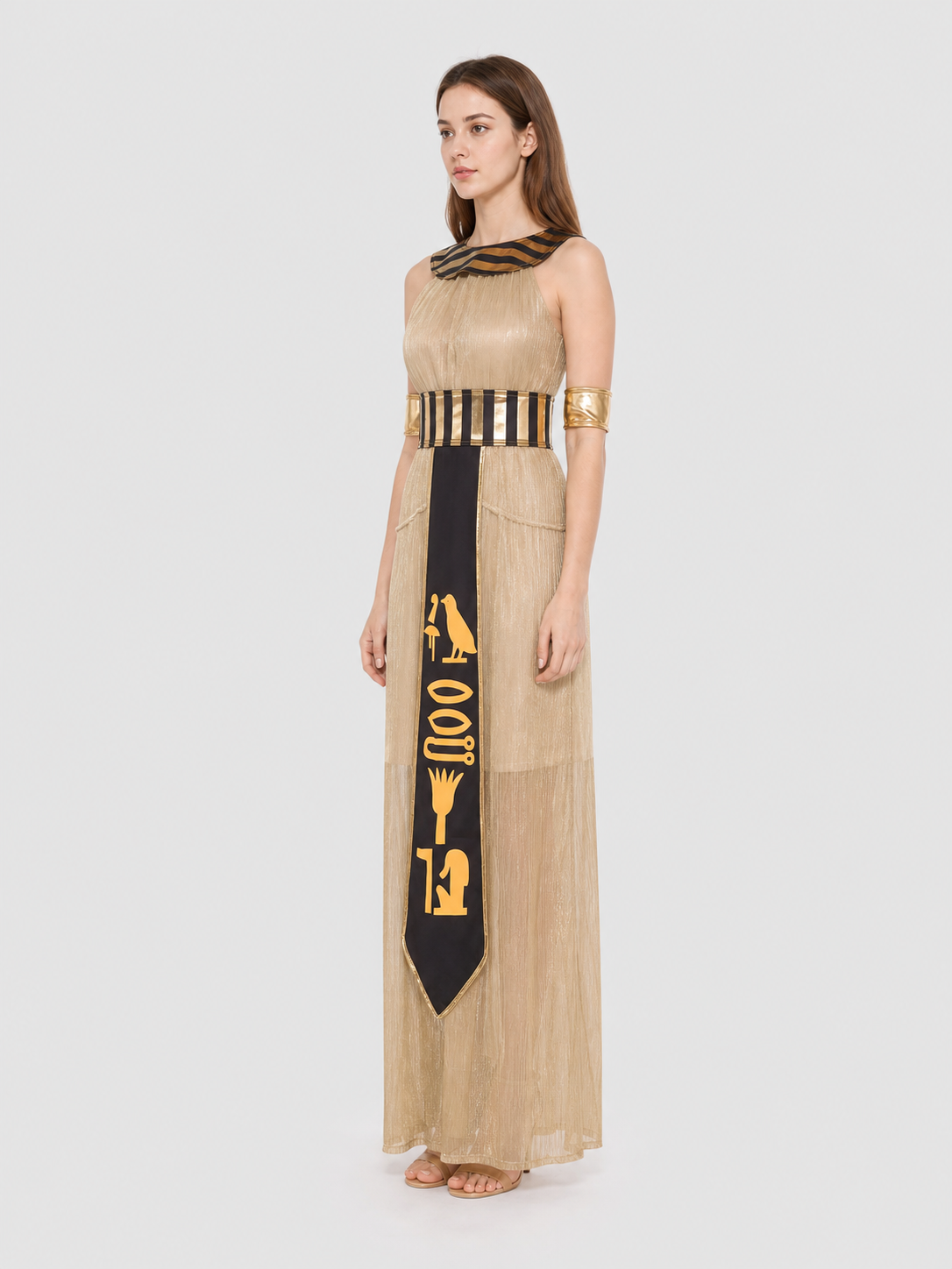 Egyptian-Style Carnival Costume with Cape