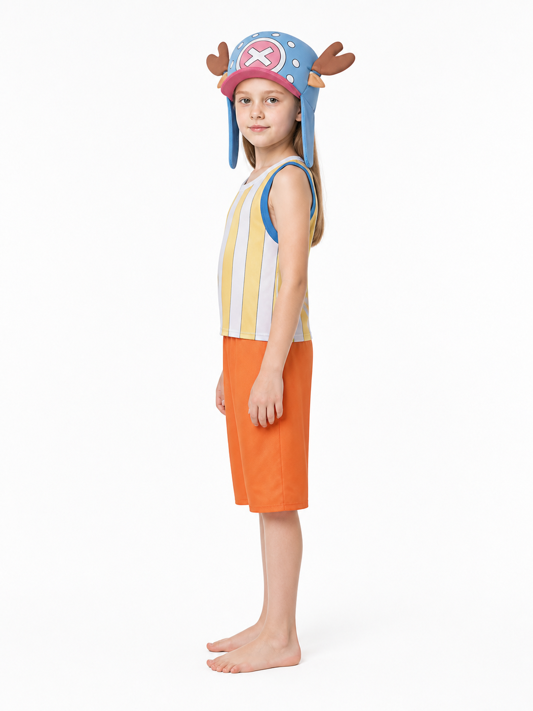 Chopper Cosplay Costume: Top, Shorts, Hat