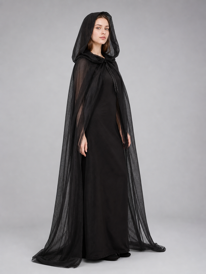 Witch Cosplay Costume with Hood and Cape
