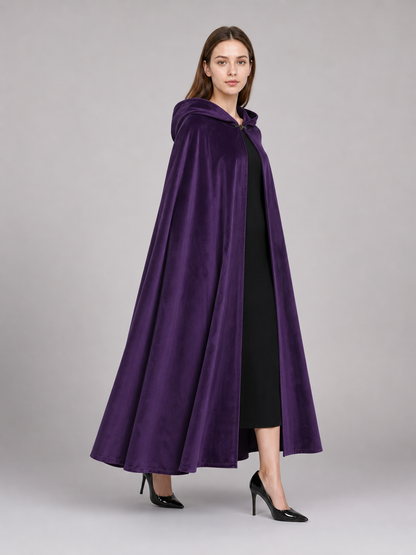 Purple Carnival Cloak with Hood