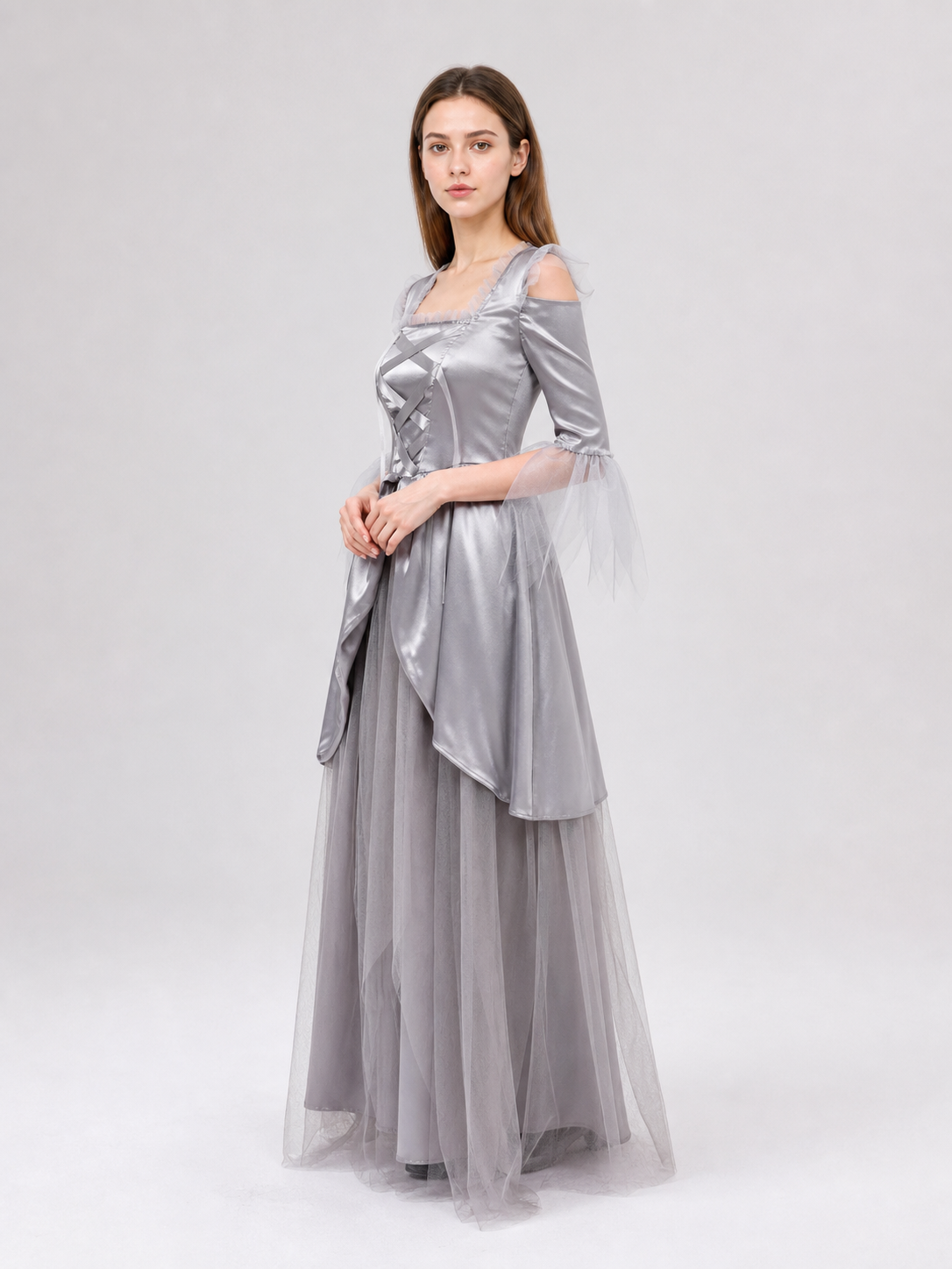 Long Fantasy-Style Cosplay Dress