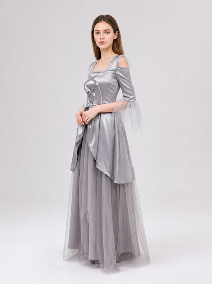 Long Fantasy-Style Cosplay Dress