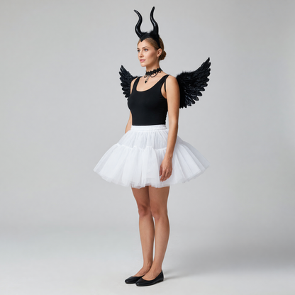 Carnival Accessory Set: Horns, Wings, Skirt