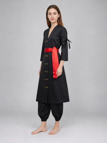 Zoro Cosplay Costume from One Piece: Robe, Pants, Belt