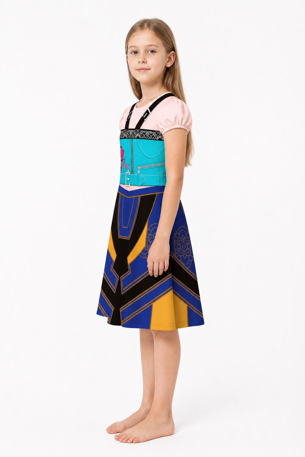 Halloween Printed Costume Dress
