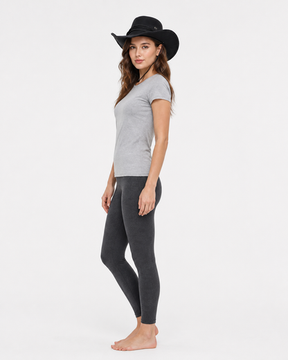 Cowboy Hat with a Wide Brim and Braided Cord side view