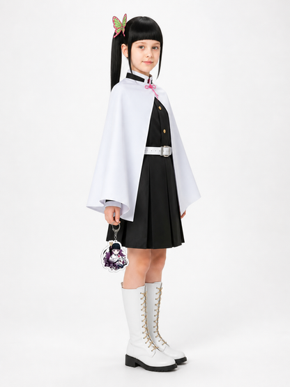 Tsuyuri Kanao Cosplay Costume with Cape and Wig side view