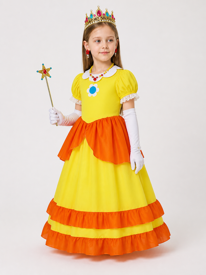 Orange Princess Carnival Costume for Halloween